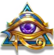 Eye of Horus symbol on the Coins of Ra Deluxe Hold and Win paytable